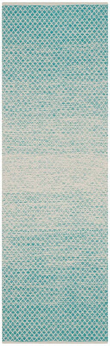 Safavieh Montauk Mtk601E Turquoise/Ivory Rug.