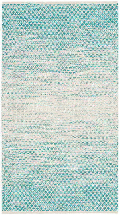 Safavieh Montauk Mtk601E Turquoise/Ivory Rug.