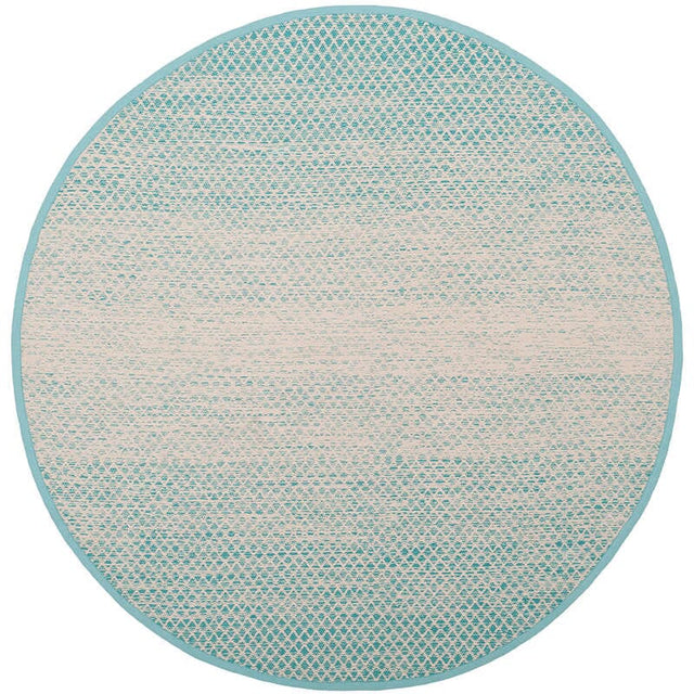 Safavieh Montauk Mtk601E Turquoise/Ivory Rug.