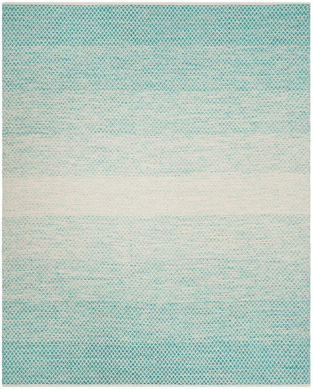 Safavieh Montauk Mtk601E Turquoise/Ivory Rug.