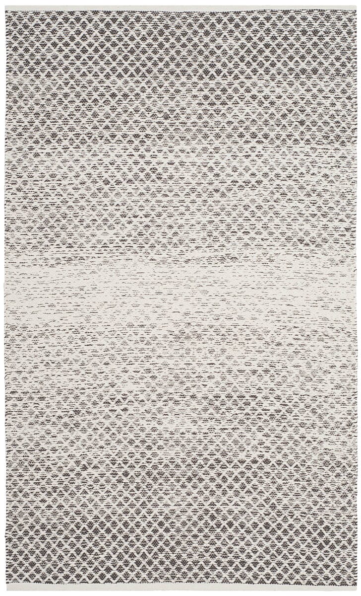 Safavieh Montauk Mtk601K Light Grey / Ivory Striped Area Rug