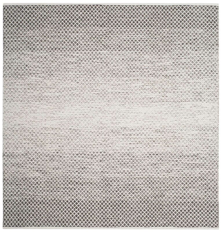 Safavieh Montauk Mtk601K Light Grey / Ivory Striped Area Rug