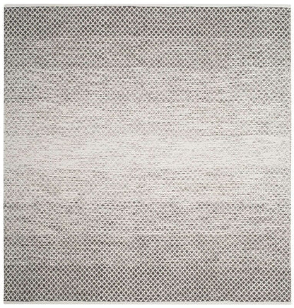 Safavieh Montauk Mtk601K Light Grey / Ivory Striped Area Rug