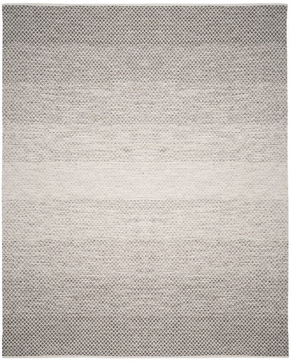 Safavieh Montauk Mtk601K Light Grey / Ivory Striped Area Rug