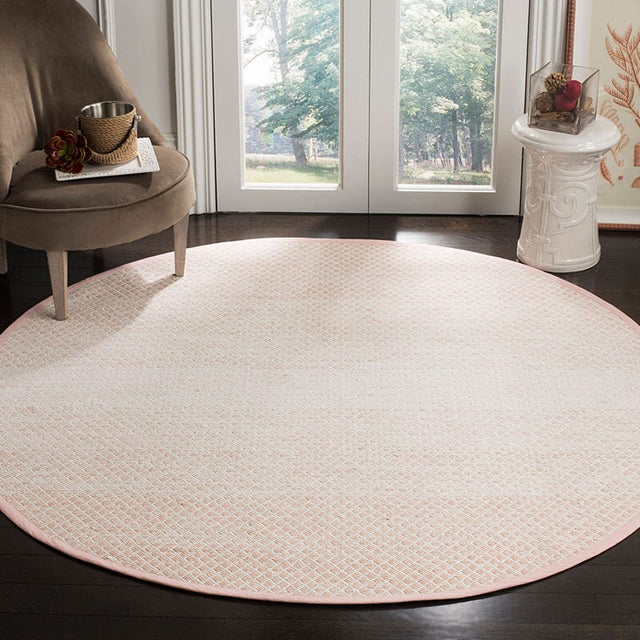 Safavieh Montauk Mtk601R Beige / Ivory Solid Color Area Rug