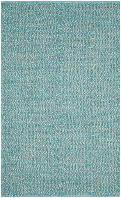 Safavieh Montauk Mtk602E Turquoise / Multi Solid Color Area Rug