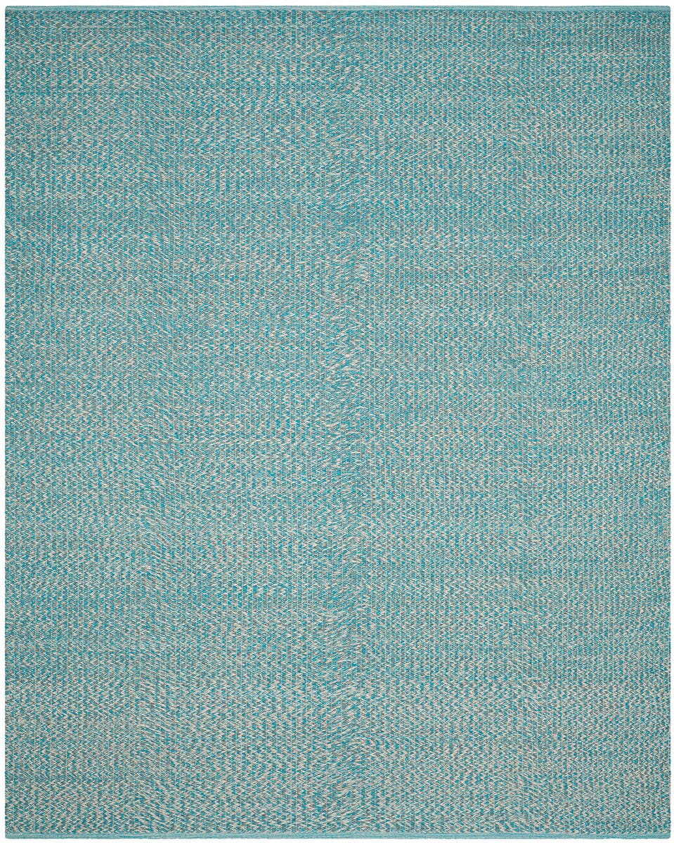 Safavieh Montauk Mtk602E Turquoise / Multi Solid Color Area Rug