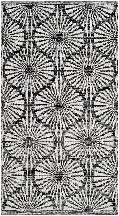 Safavieh Montauk Mtk606A Black / Ivory Rugs.