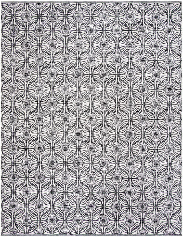 Safavieh Montauk Mtk606A Black / Ivory Geometric Area Rug