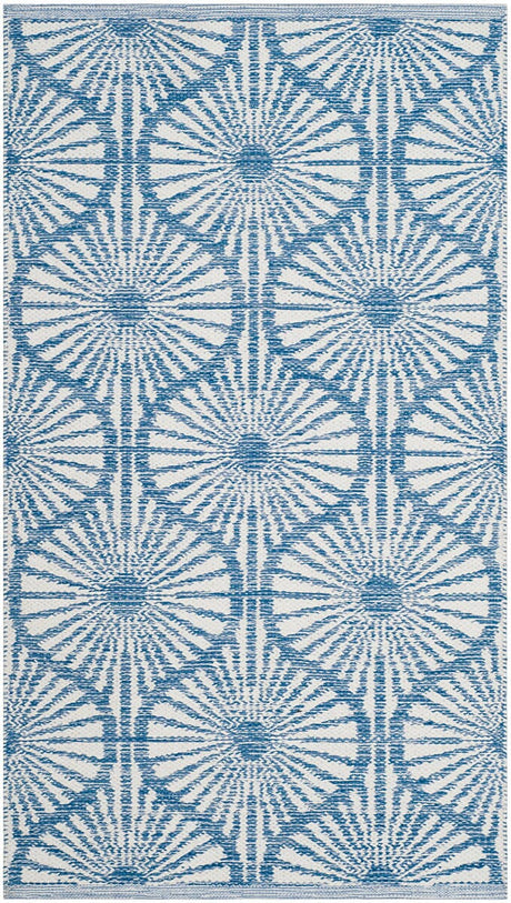 Safavieh Montauk Mtk606B Blue / Ivory Rugs.