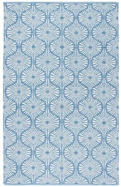 Safavieh Montauk Mtk606B Blue / Ivory Geometric Area Rug