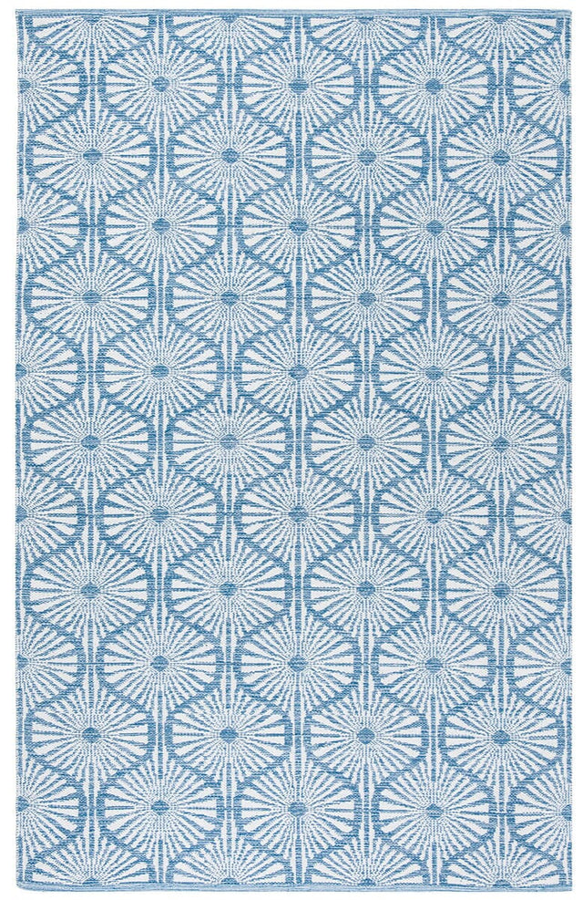 Safavieh Montauk Mtk606B Blue / Ivory Geometric Area Rug