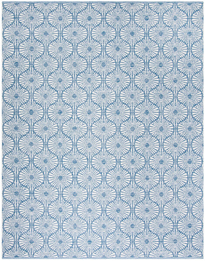 Safavieh Montauk Mtk606B Blue / Ivory Geometric Area Rug