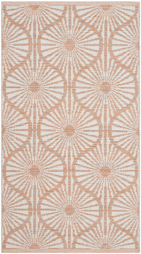 Safavieh Montauk Mtk606D Orange / Ivory Rugs.