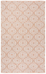 Safavieh Montauk Mtk606D Orange / Ivory Rugs.