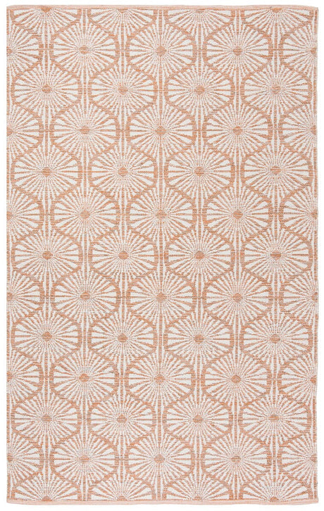 Safavieh Montauk Mtk606D Orange / Ivory Rugs.