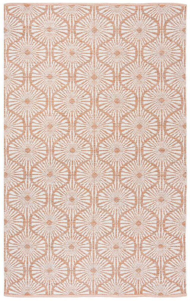 Safavieh Montauk Mtk606D Orange / Ivory Rugs.