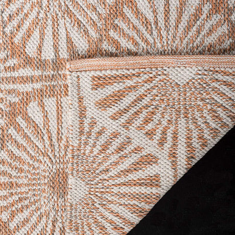 Safavieh Montauk Mtk606D Orange / Ivory Rugs.