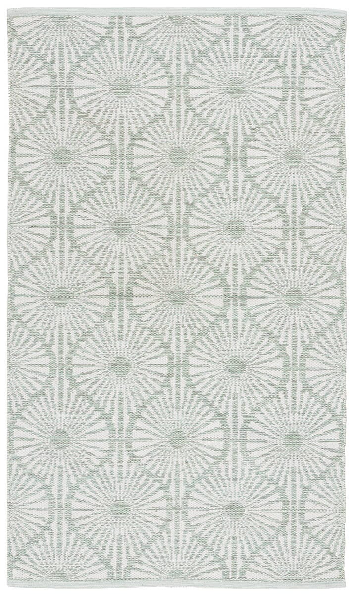 Safavieh Montauk Mtk606G Light Green / Ivory Geometric Area Rug