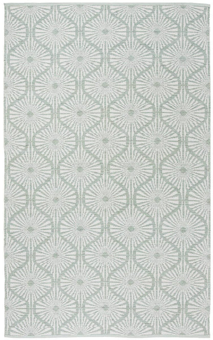 Safavieh Montauk Mtk606G Light Green / Ivory Geometric Area Rug