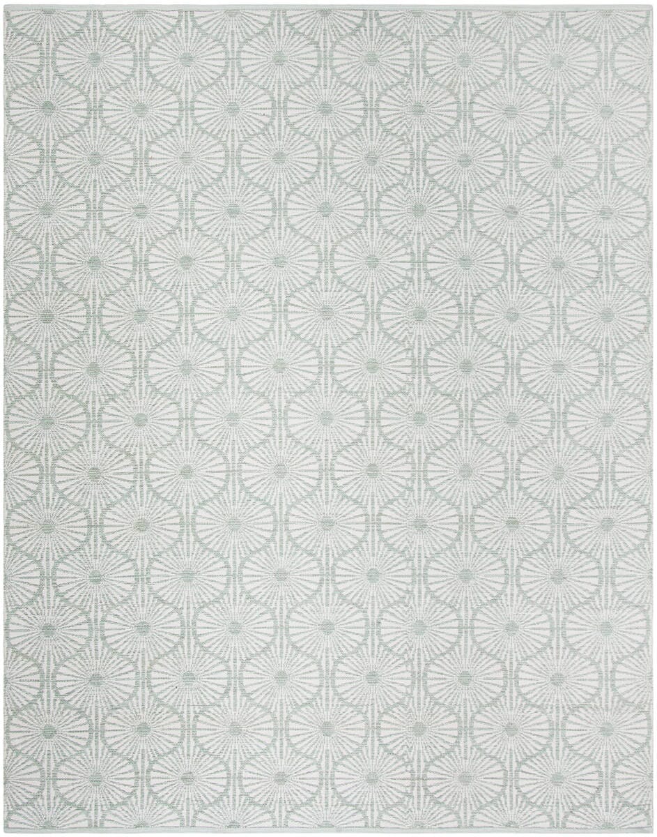 Safavieh Montauk Mtk606G Light Green / Ivory Geometric Area Rug