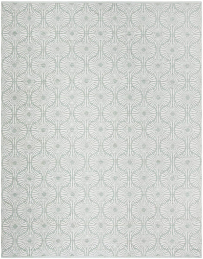 Safavieh Montauk Mtk606G Light Green / Ivory Geometric Area Rug