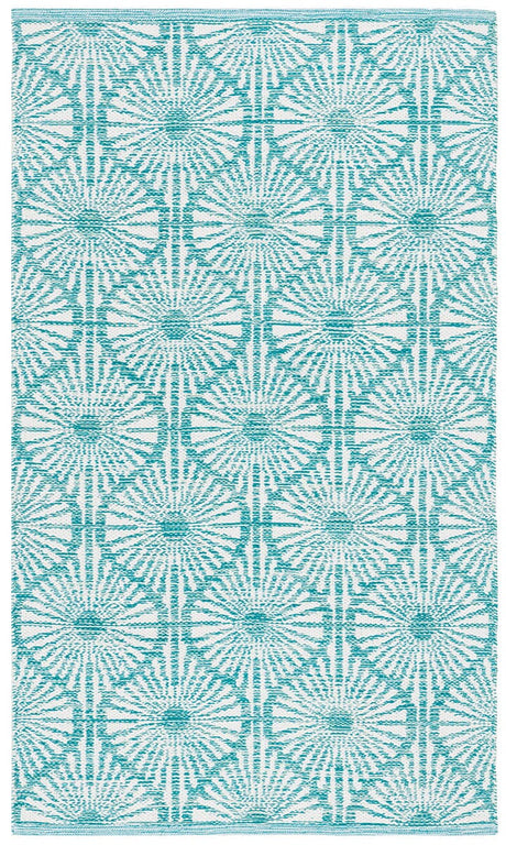 Safavieh Montauk Mtk606H Aqua / Ivory Rugs.