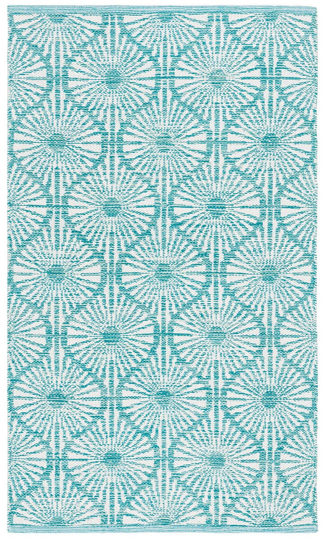 Safavieh Montauk Mtk606H Aqua / Ivory Rugs.