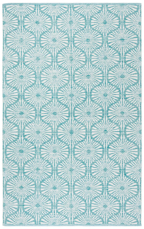 Safavieh Montauk Mtk606H Aqua / Ivory Rugs.