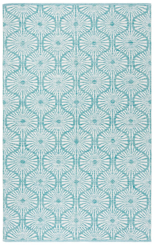 Safavieh Montauk Mtk606H Aqua / Ivory Rugs.