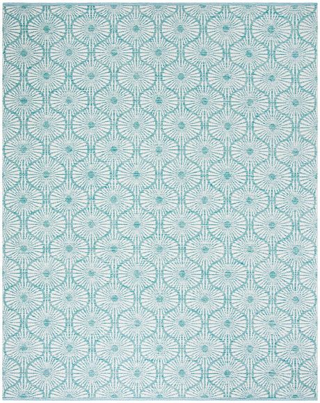 Safavieh Montauk Mtk606H Aqua / Ivory Rugs.