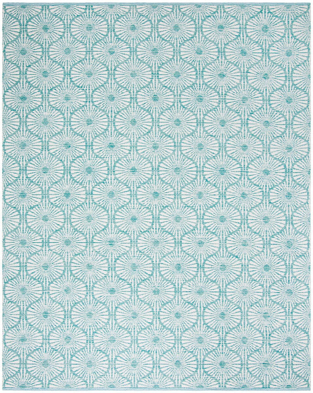 Safavieh Montauk Mtk606H Aqua / Ivory Rugs.