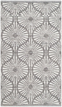 Safavieh Montauk Mtk606J Charcoal / Ivory Geometric Area Rug