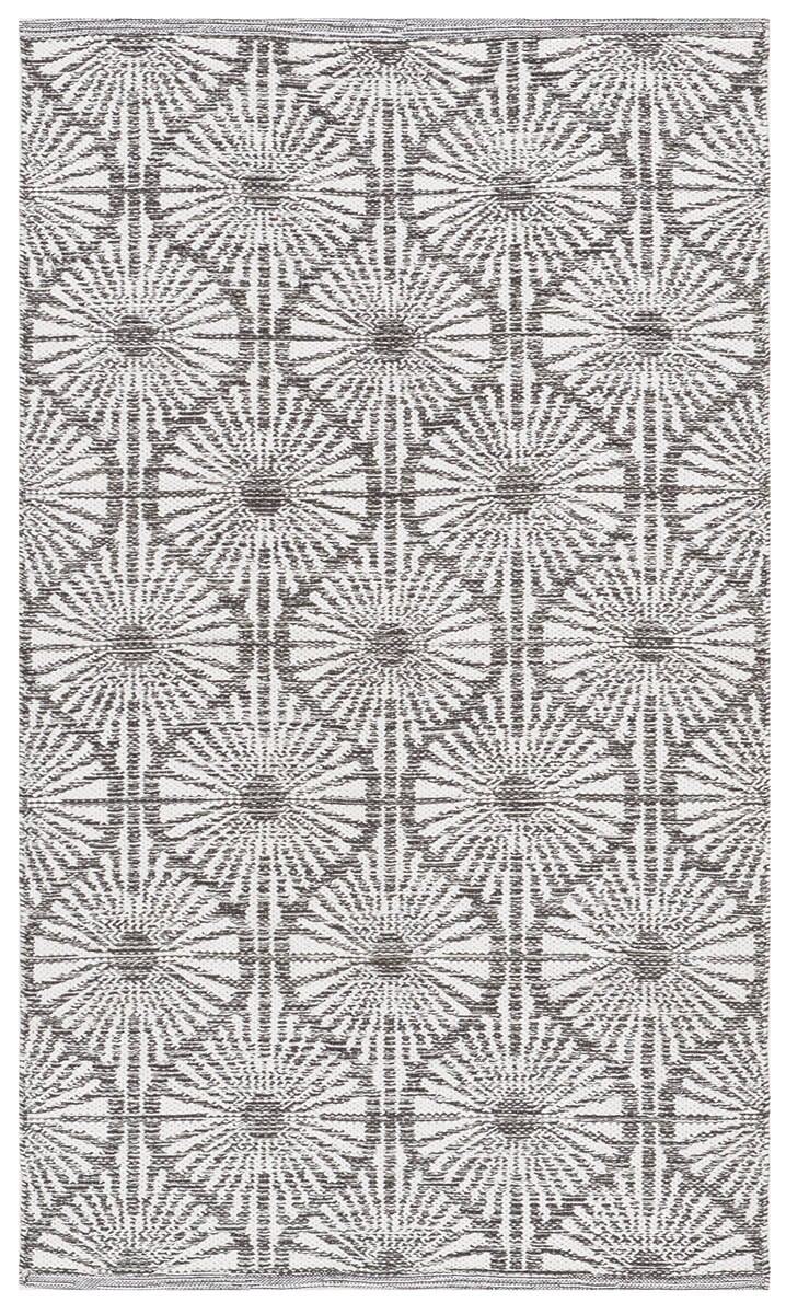 Safavieh Montauk Mtk606J Charcoal / Ivory Geometric Area Rug