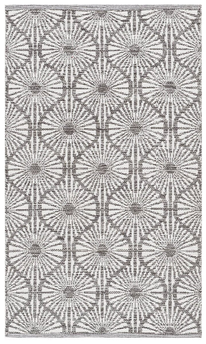 Safavieh Montauk Mtk606J Charcoal / Ivory Geometric Area Rug