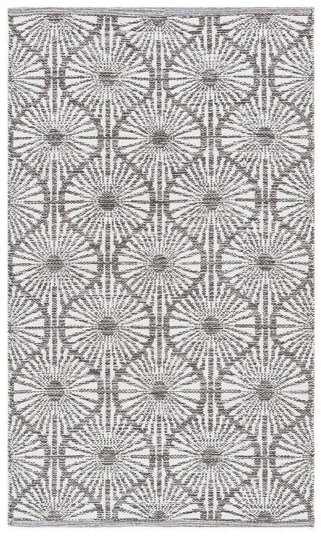 Safavieh Montauk Mtk606J Charcoal / Ivory Rugs.