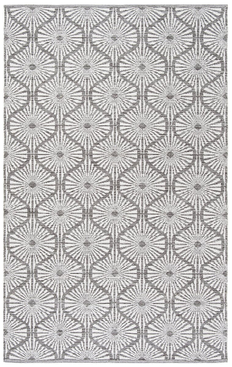 Safavieh Montauk Mtk606J Charcoal / Ivory Geometric Area Rug