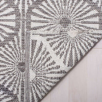 Safavieh Montauk Mtk606J Charcoal / Ivory Geometric Area Rug