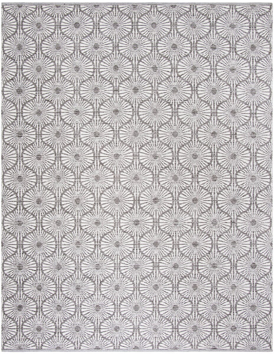 Safavieh Montauk Mtk606J Charcoal / Ivory Geometric Area Rug