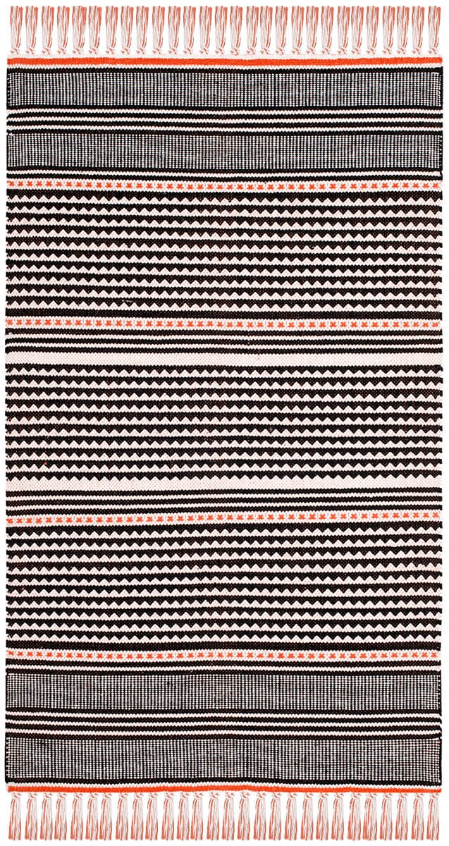 Safavieh Montauk Mtk607D Orange / Multi Striped Area Rug