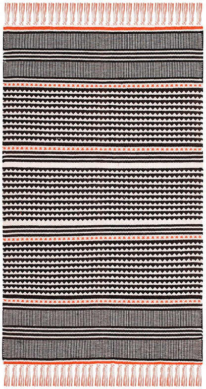 Safavieh Montauk Mtk607D Orange / Multi Striped Area Rug