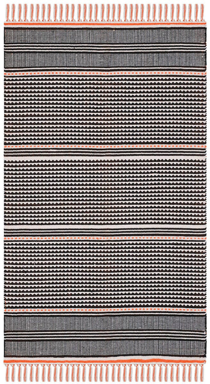 Safavieh Montauk Mtk607D Orange / Multi Striped Area Rug