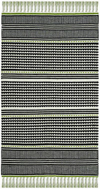 Safavieh Montauk Mtk607G Green / Multi Striped Area Rug