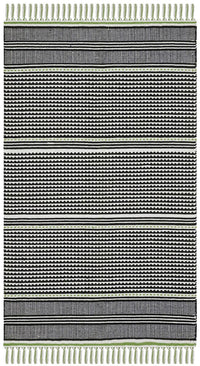 Safavieh Montauk Mtk607G Green / Multi Striped Area Rug