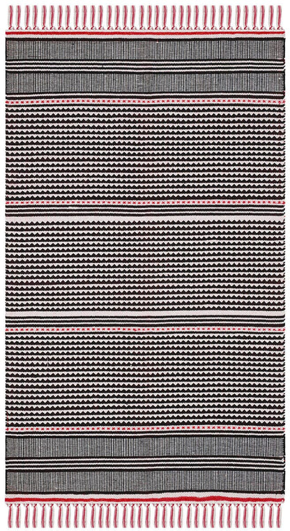 Safavieh Montauk Mtk607N Red / Multi Striped Area Rug