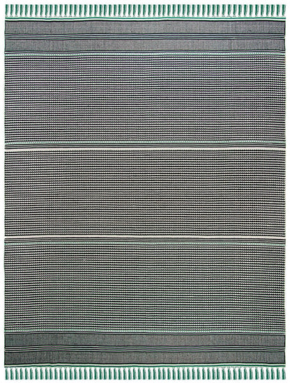 Safavieh Montauk Mtk607Q Teal / Multi Striped Area Rug