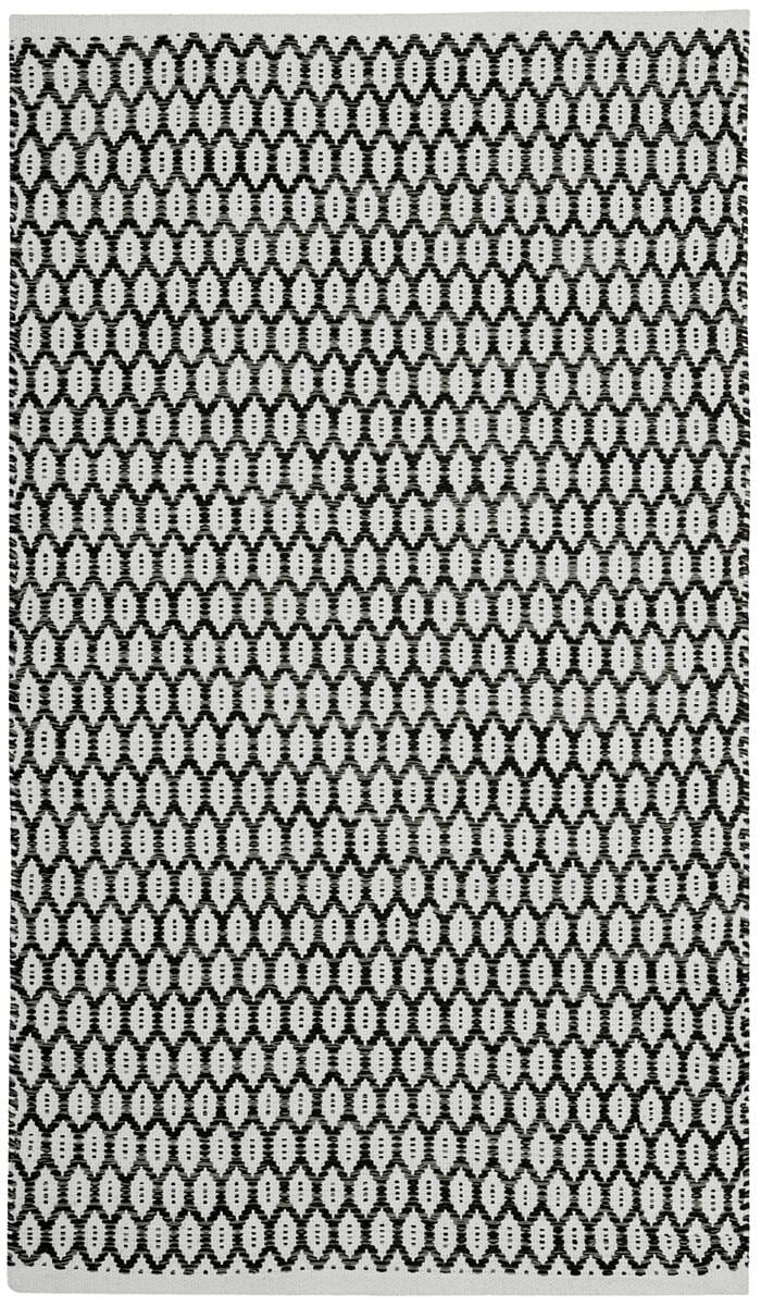 Safavieh Montauk Mtk608A Black / Ivory Area Rug