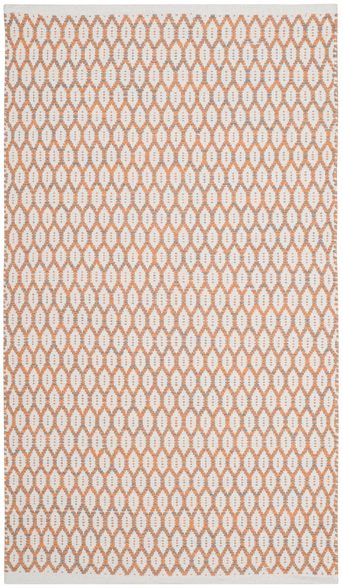 Safavieh Montauk Mtk608D Orange / Ivory Area Rug