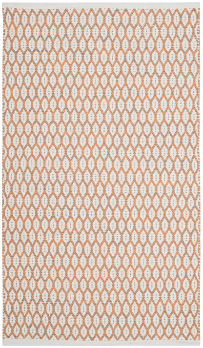 Safavieh Montauk Mtk608D Orange / Ivory Area Rug