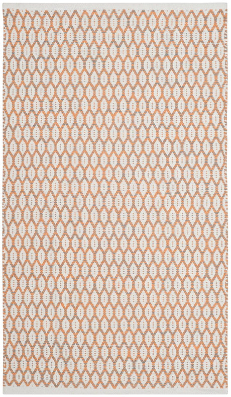 Safavieh Montauk Mtk608D Orange/Ivory Rug.